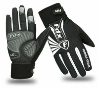 Cycling Gloves Winter Cold Weather Windproof Full Finger Touch Screen Gloves uk