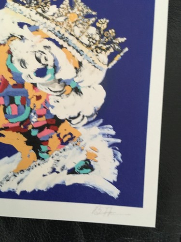 Bradley Theodore - Eternal Queen (Blue) Card/Mini Print (Queen Elizabeth II) - Picture 5 of 6