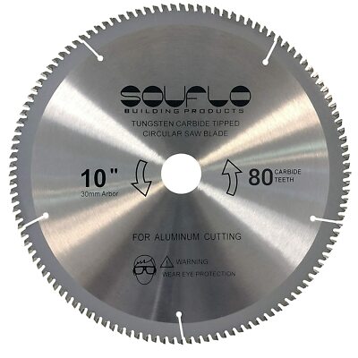 SOUFLO - 10" Quality Wood 80 Teeth 30 Mm Arbor Saw Blade - Foto 9