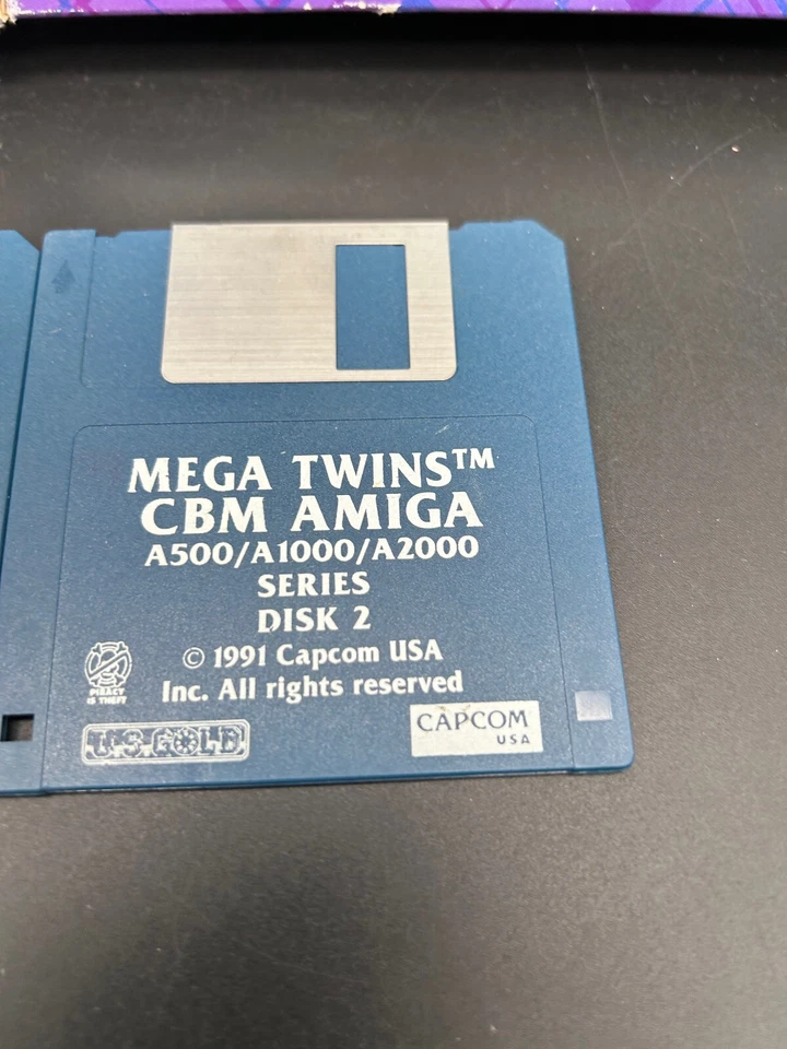 Mega Twins - PAL / EUR - Capcom/ U.S. Gold - CBM Amiga - German - BIG BOX - - Bild 3 von 4