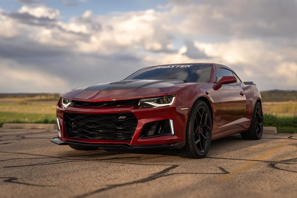 Fit 2010-2014 & 2015 Chevy Camaro 5TH to 6th Gen ZL1 Style Front Bumper ...