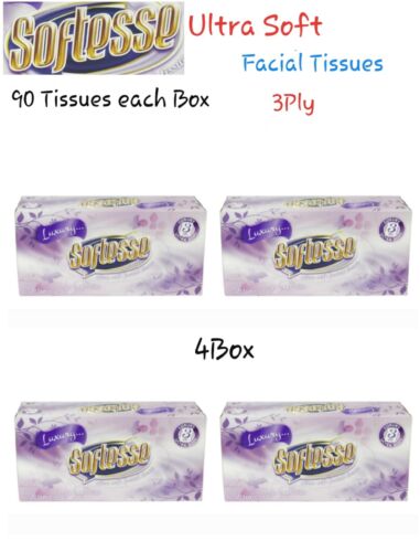 Softesse Ultra Soft Tissues - 4Box ( 90 Tissues each Box , 3ply) - Picture 1 of 3