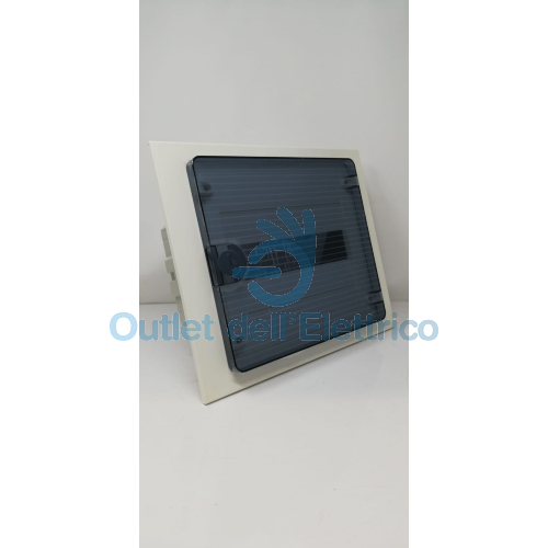 HAGER HAGER GOLF IP40 CENTRALINO INCASSO 1X12 MODULI CON PORTELLA TRASPARENTE VF