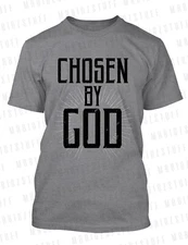 Mens Chosen By God Tee Shirt Pro Club Shaka RTP Complements Air J4 Fear Sneaker
