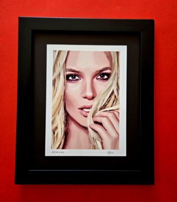 ALEXANDER DULAC | BRITNEY SPEARS Hand Signed Authentic Print Edition of 25 COA