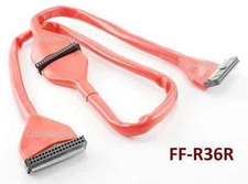 36 inch 34-Pin Round IDC Floppy 2-Drive/Device Red Cable -  CablesOnline FF-R36R