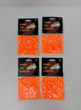 REDWING TACKLE ' SPAWN SAC FLOATERS ' ORANGE ' 6 CUBIC INCHES ' LOT OF 4 PACKS