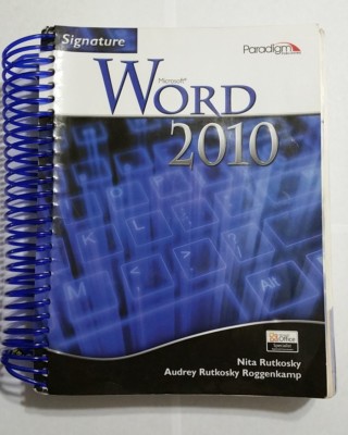 Microsoft Word 2010 by Nita Rutkosky and Audrey Rutkosky (2011, CD)