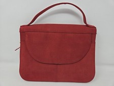 Inspiro Red Zippered Bible Cover Carrying Case by Zondervan 10" wide x 7.5" tall