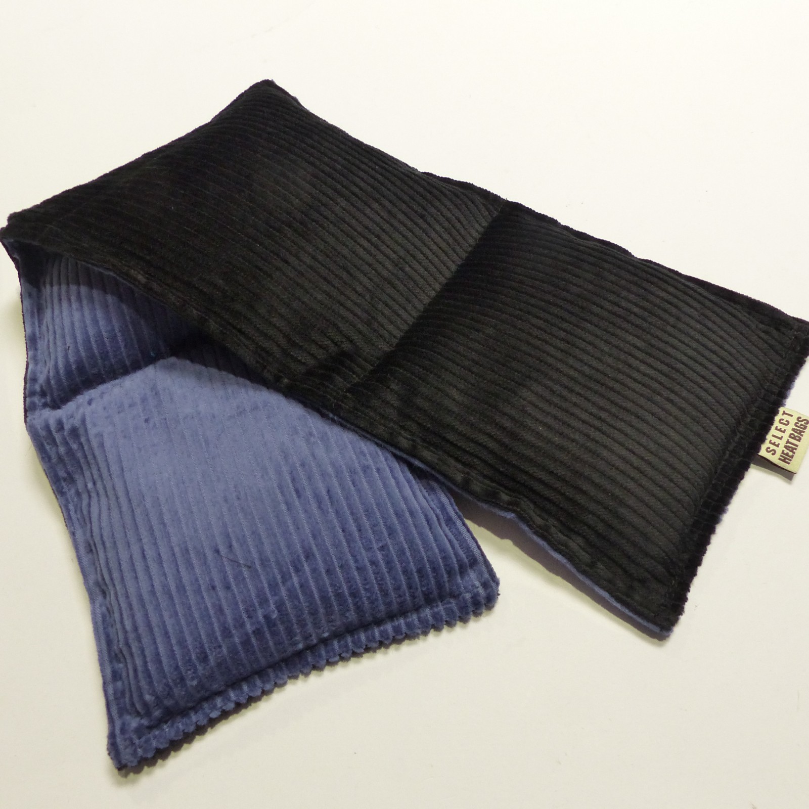 Wheat Bag. Heat Pack. 4 sections MARINE BLUE and BLACK 55 x 14 cm Express post eBay