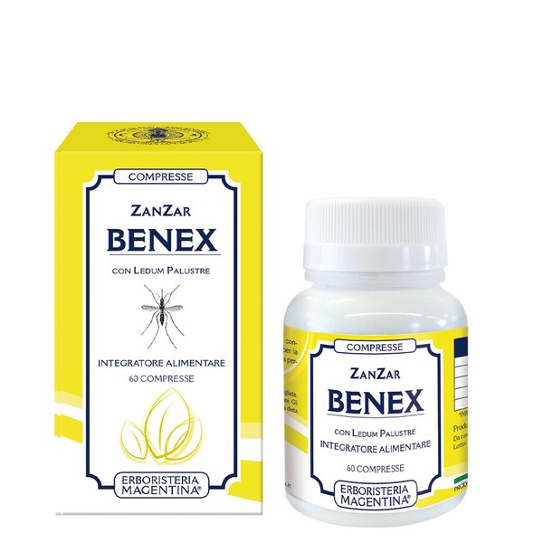 Erboristeria Magentina Zanzar Benex Compresse 60 Cpr-image