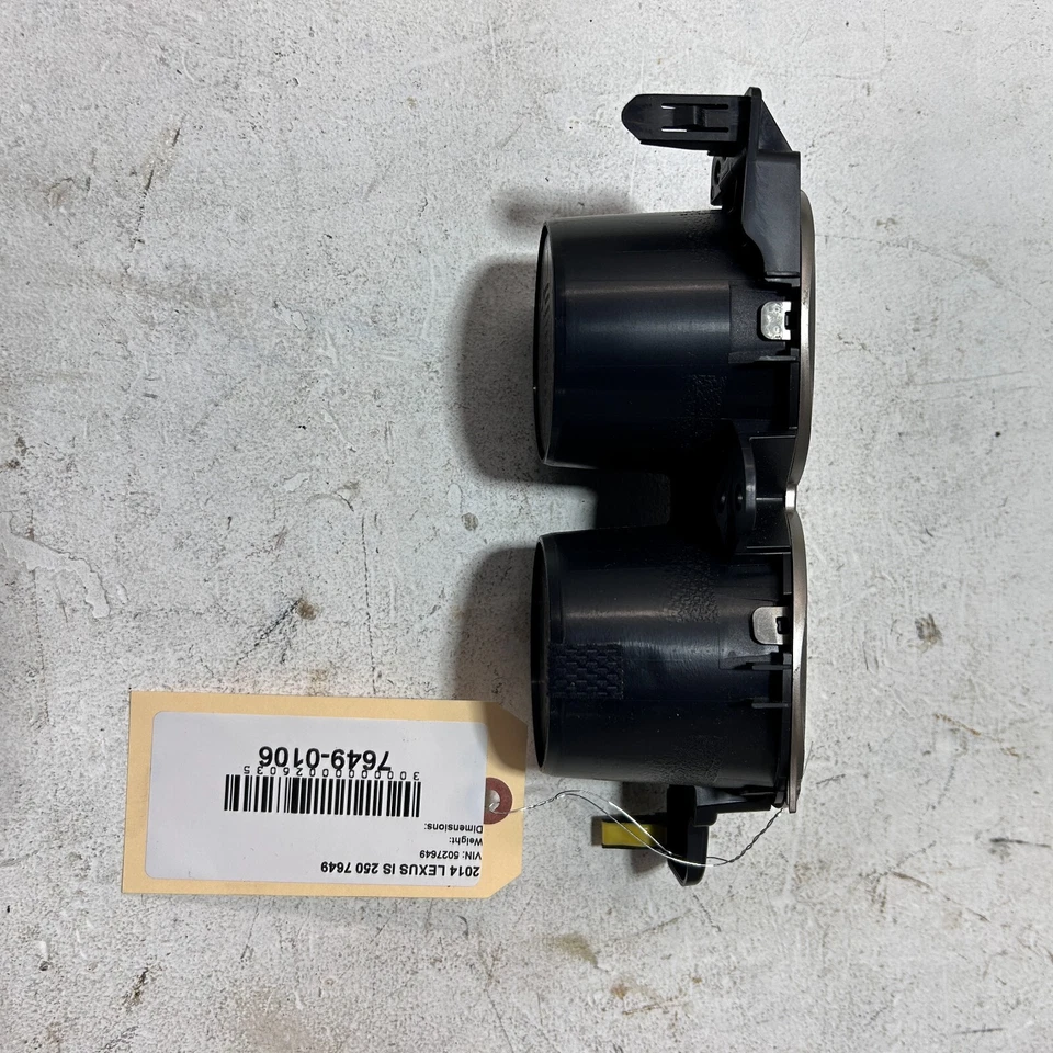 2014-2016 LEXUS IS250 CENTER CONSOLE DRINK CUP HOLDER PLASTIC OEM - Image 4 of 4