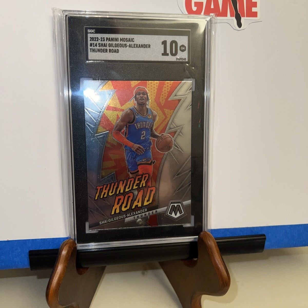 2022-23 Panini Mosaic - Thunder Road Shai Gilgeous-Alexander
