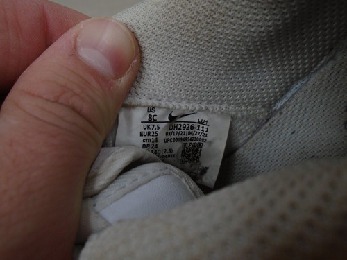 Nike Air Force 1 Low Toddler Size 8C White Athletic Shoes Sneakers DH2926-111 - Picture 7 of 8