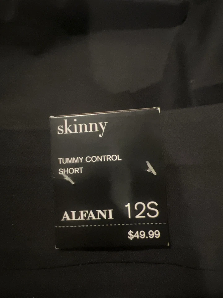 Alfani Women Petite Tummy-Control Curvy Fit Pants Skinny Size:12S - Image 2 of 2