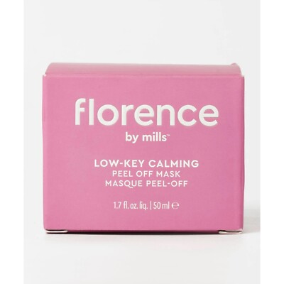 FLORENCE by Mills LOW KEY CALMING Peel Off Face Mask 1.7 oz NIB + Free  
