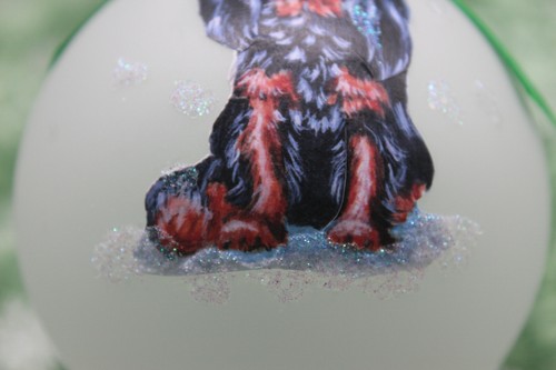 D183 Hand-made Christmas Ornament dog - Cavalier King Charles Spaniel black tan - Picture 4 of 5