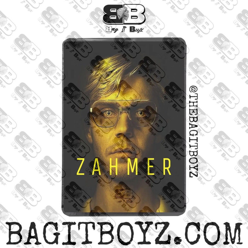 50 Pack 3.5 Printed Mylar Baggies with Resealable Zip Lock for Freshness