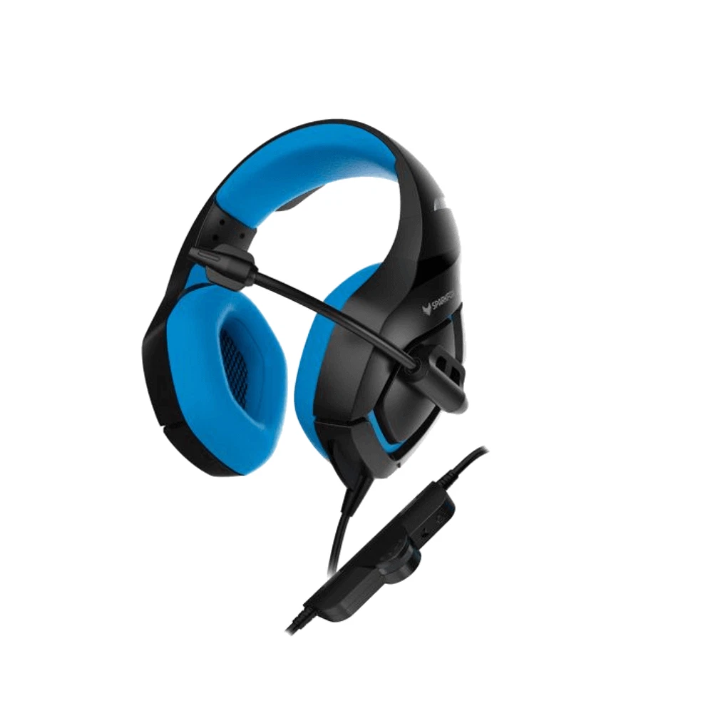 Sparkfox K1 Blue Gaming Headset with a special design for maximum comfort