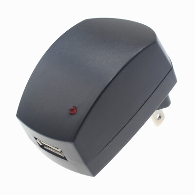 HOME USB CHARGER WALL OUTLET TRAVEL AC POWER ADAPTER BLACK Z5Z For SMARTPHONES