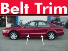 For Mitsubishi Galant Flexible Chrome Body Side Molding Trim Kit 1996-2003