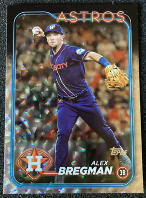 2024 Topps #84 Alex Bregman Silver Patterned Foil SP. Houston Astros