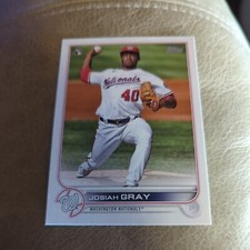 2022 Topps #43 Josiah Gray RC Rookie Nationals