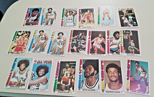 19 DIF 1976-77 TOPPS BASKETBALL NRMT OR BET MAURICE LUCAS ARTIS GILMORE