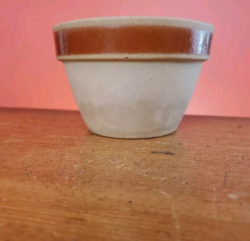 6 GRES De Gien France Vintage Sandstone cooking Bowls 4" X 2 1/2" Rustic Baking - Picture 5 of 14