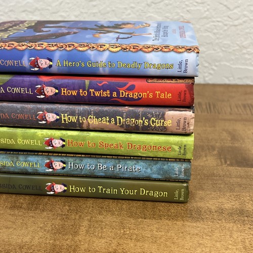 How to Train Your Dragon By Cressida Cowell Hardcover Books Box Set of 6 - Picture 5 of 18