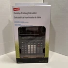 NEW Staples SPL-P500 Financial Desktop Printing Calculator 2 Colors Tax Cost