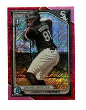 2024 Bowman Chrome 1st Magenta Shimmer Refractor Jurdrick Profar 87/199 BCP-218