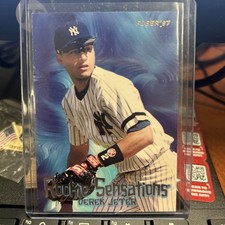 Derek Jeter 1997 Fleer Rookie Sensations #7 HOF