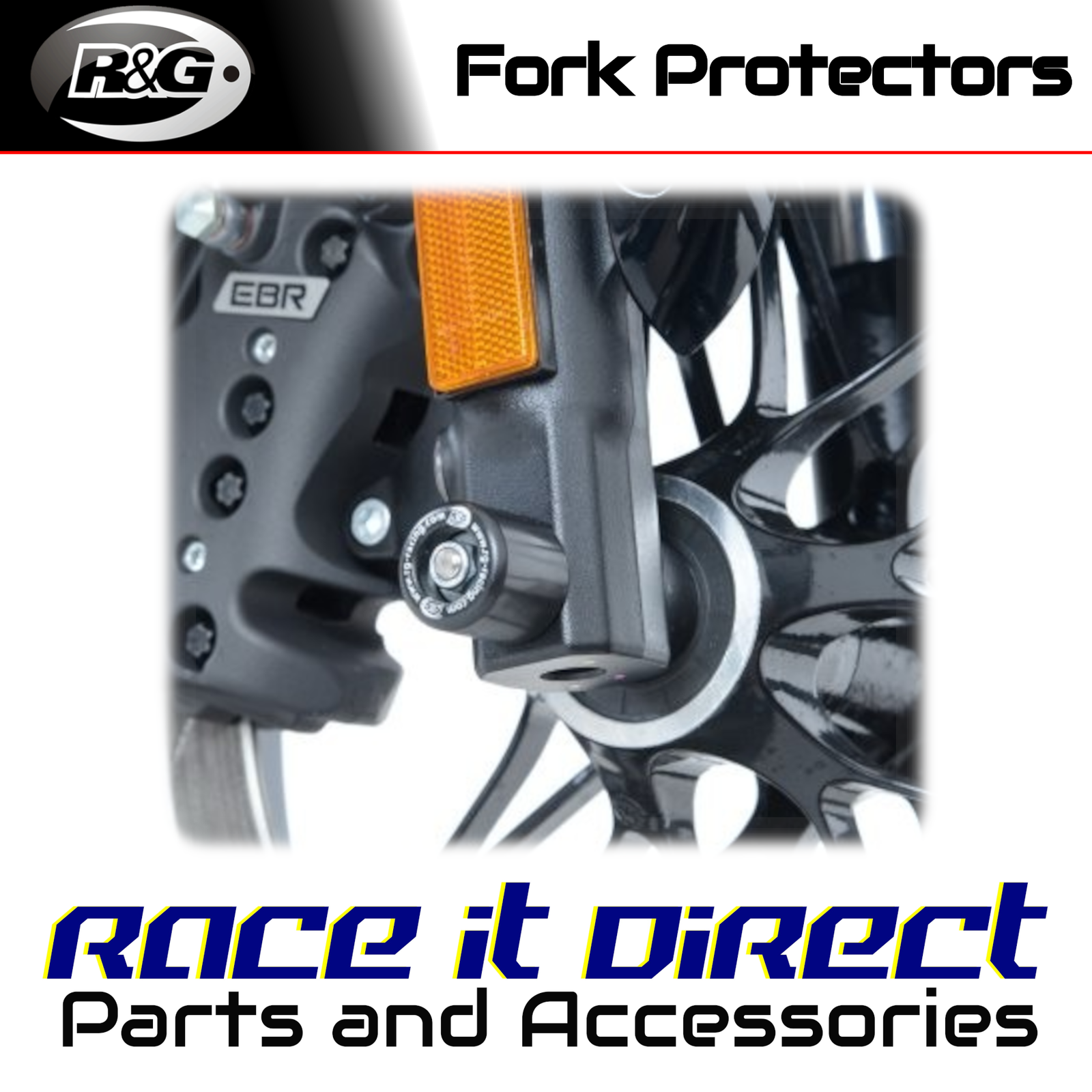 R&G - FP0163BK - Fork Protectors