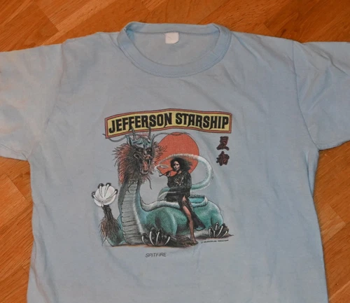 JEFFERSON STARSHIP Rare! 70's Concert Tour tee t- 1970s vintage concert t-shirt, vintage, single stitch, B+ condition