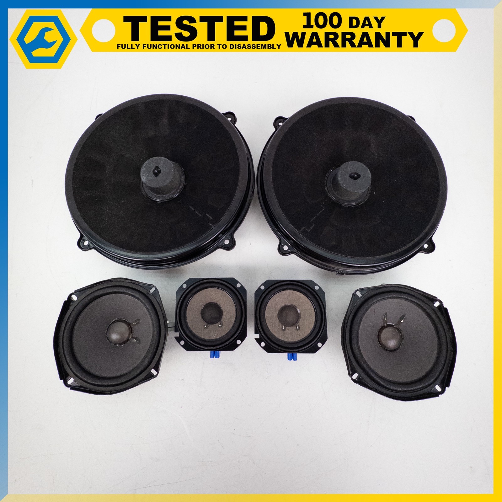 05-13 CHEVROLET CORVETTE C6 BOSE FRONT REAR LEFT RIGHT RADIO SPEAKER SET OEM