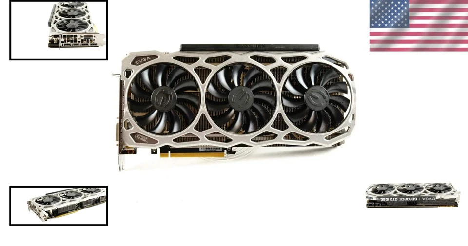 Renewed GTX 1080 Ti Gaming with RGB LEDs & 3X Fan Control - Premium Performance - Image 2 of 4