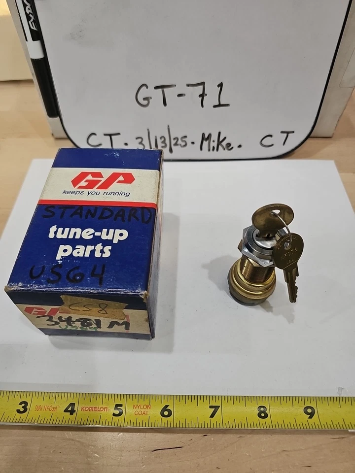 GPS / Standard Ignition 2 Terminal Ignition Lock Cylinder US-64 US64 - Image 2 of 4