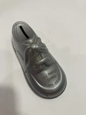 Rare Vintage Poll Parrot Shoes Grey Plastic Advertising Shoe Bank