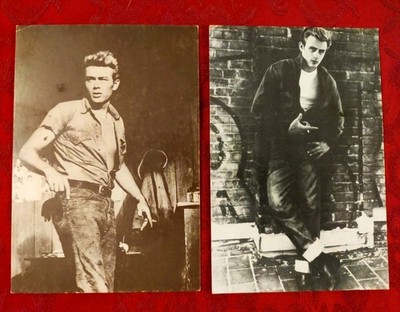 Zwei Ansichtskarten James Dean