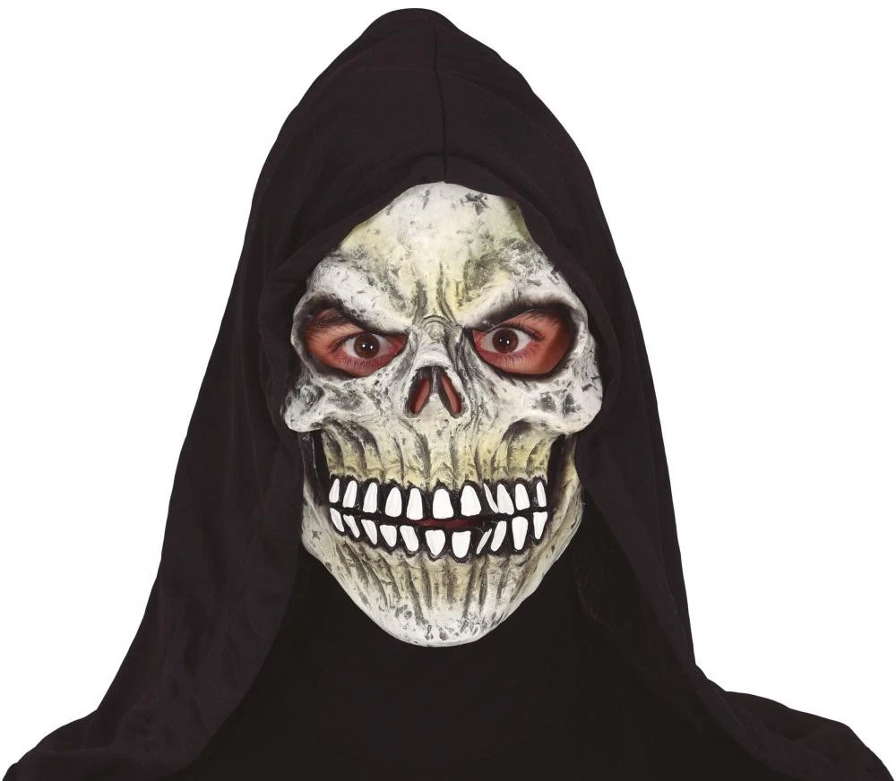 KATELUO Scheletro Guanti e Maschera Teschio, Maschera per Halloween