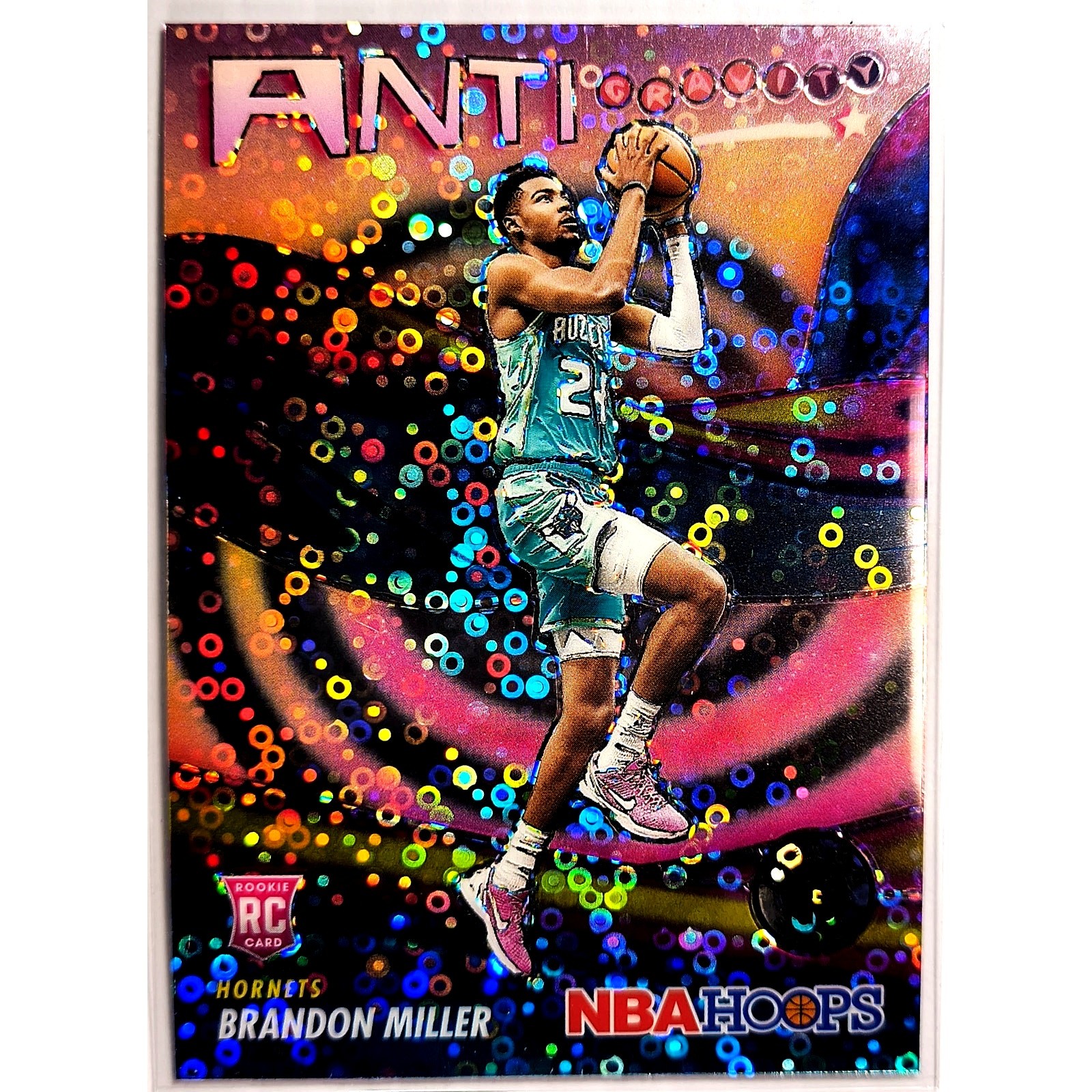 2023-24 NBA Hoops Premium Stock Anti-Gravity BRANDON MILLER #11 Disco Prizm