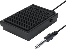 Artesia ASP-1 Universal Sustain Pedal with 6 ft 1.8 m Cable, Polarity Switch,