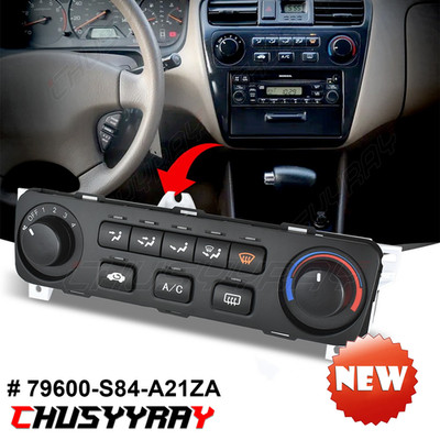 1PCS 79600-S84-A21ZA Climate Control Module Panel Fit For 2001-2002 Honda Accord