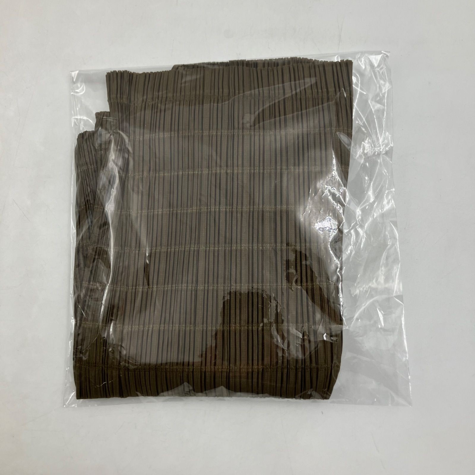Issey Miyake Pleats Please Mini Skirt Brown Pleated B Rank Used