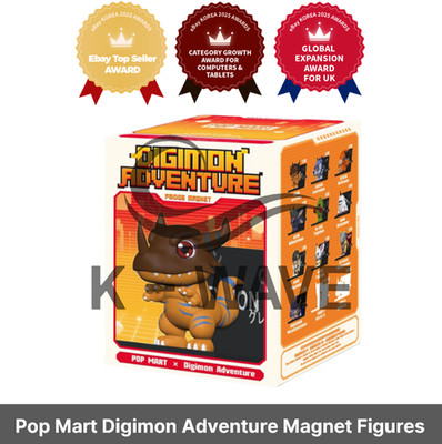 Pop Mart Digimon Adventure Fridge Magnet Series Figuren (1 Blindbox)