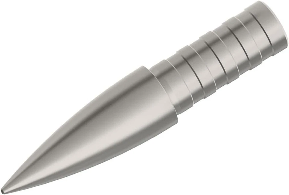 Durable Silver Arrow Points .246 - Premium Glue-In Solution, 12 Count - Image 2 of 2