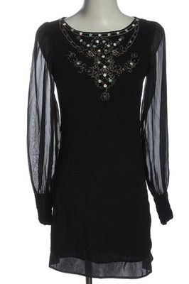 OASIS Langarmkleid Damen Kleid Gr. DE 34 schwarz Elegant