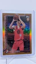 2025-26 Topps Flagship Basketball Yang Hansen Gold Rainbow /50 Rookie #216
