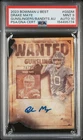 2023 BOWMAN U BEST GUNSLINGERS & BANDITS DRAKE MAYE 74/75 PSA 9 DNA AUTO 10